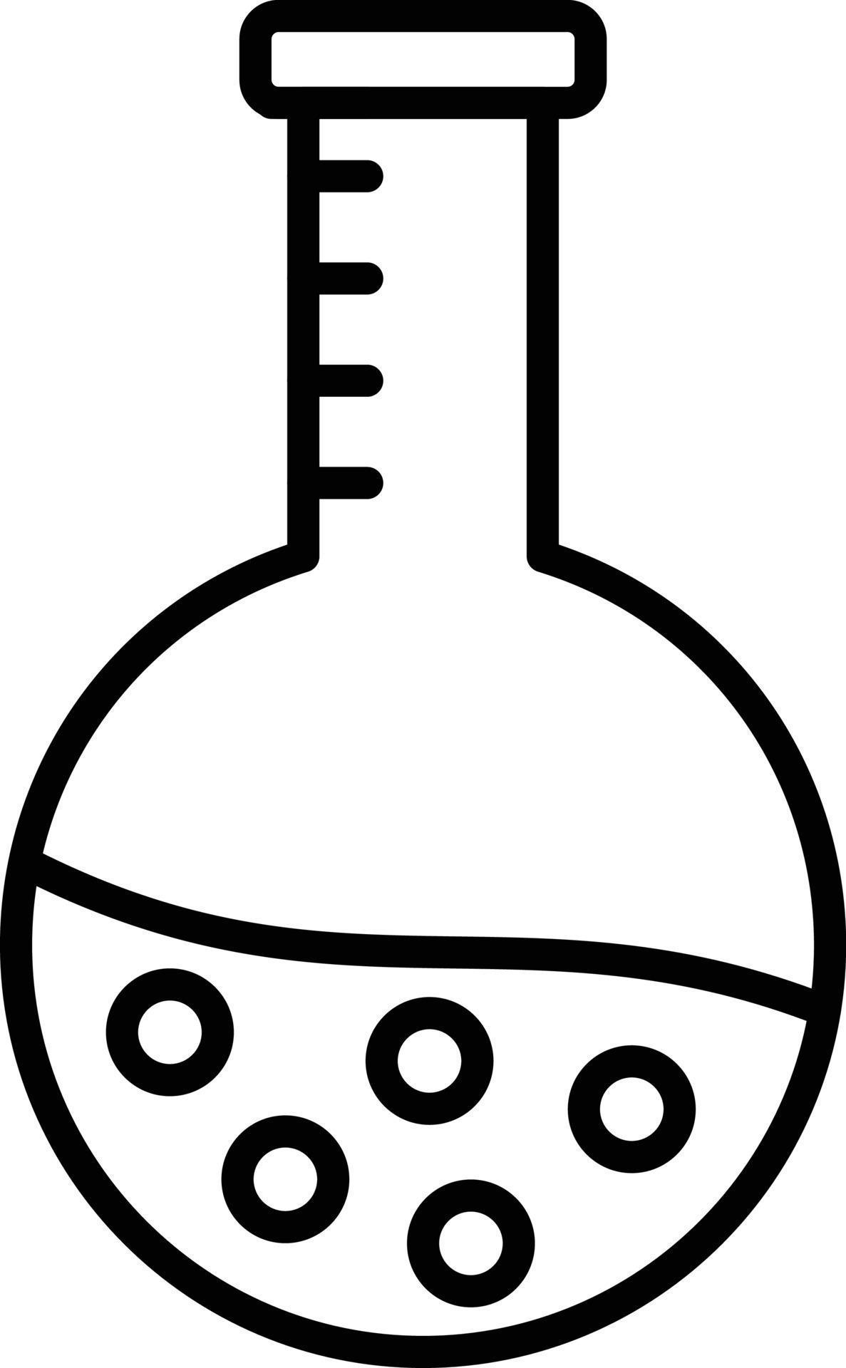 Flask Outline Icon 9247926 Vector Art at Vecteezy