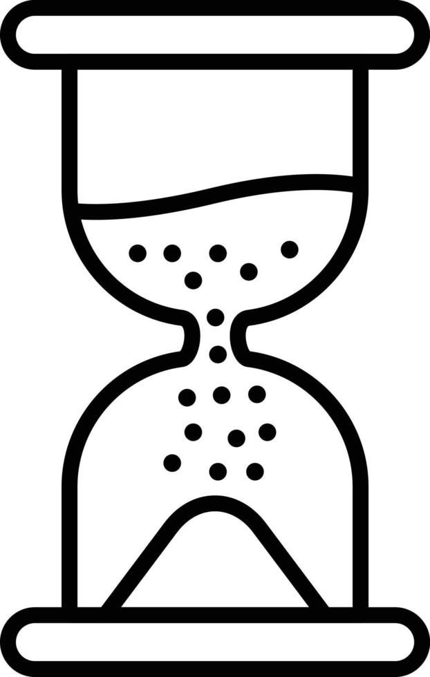 Hourglass Outline Icon vector