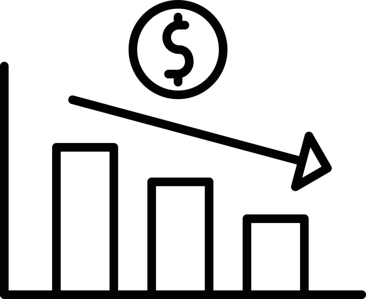 Crisis Outline Icon vector