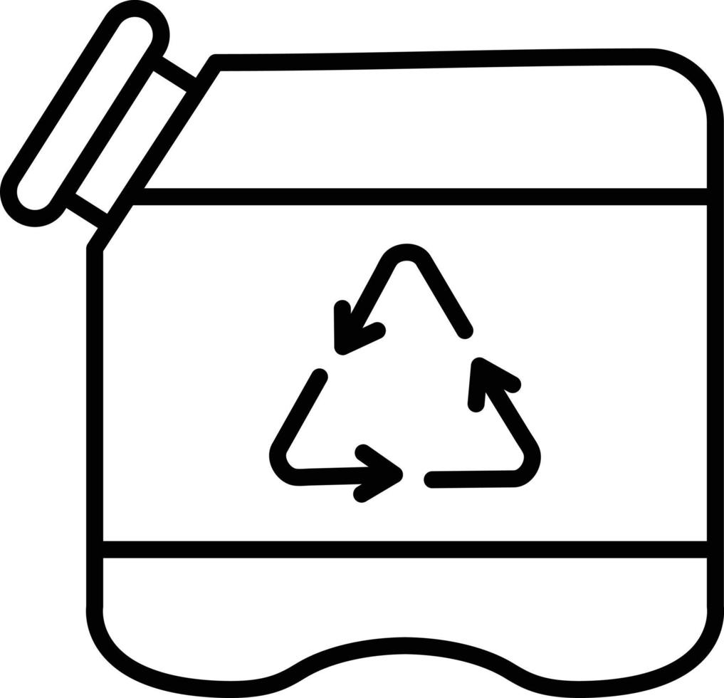Gallon Outline Icon vector