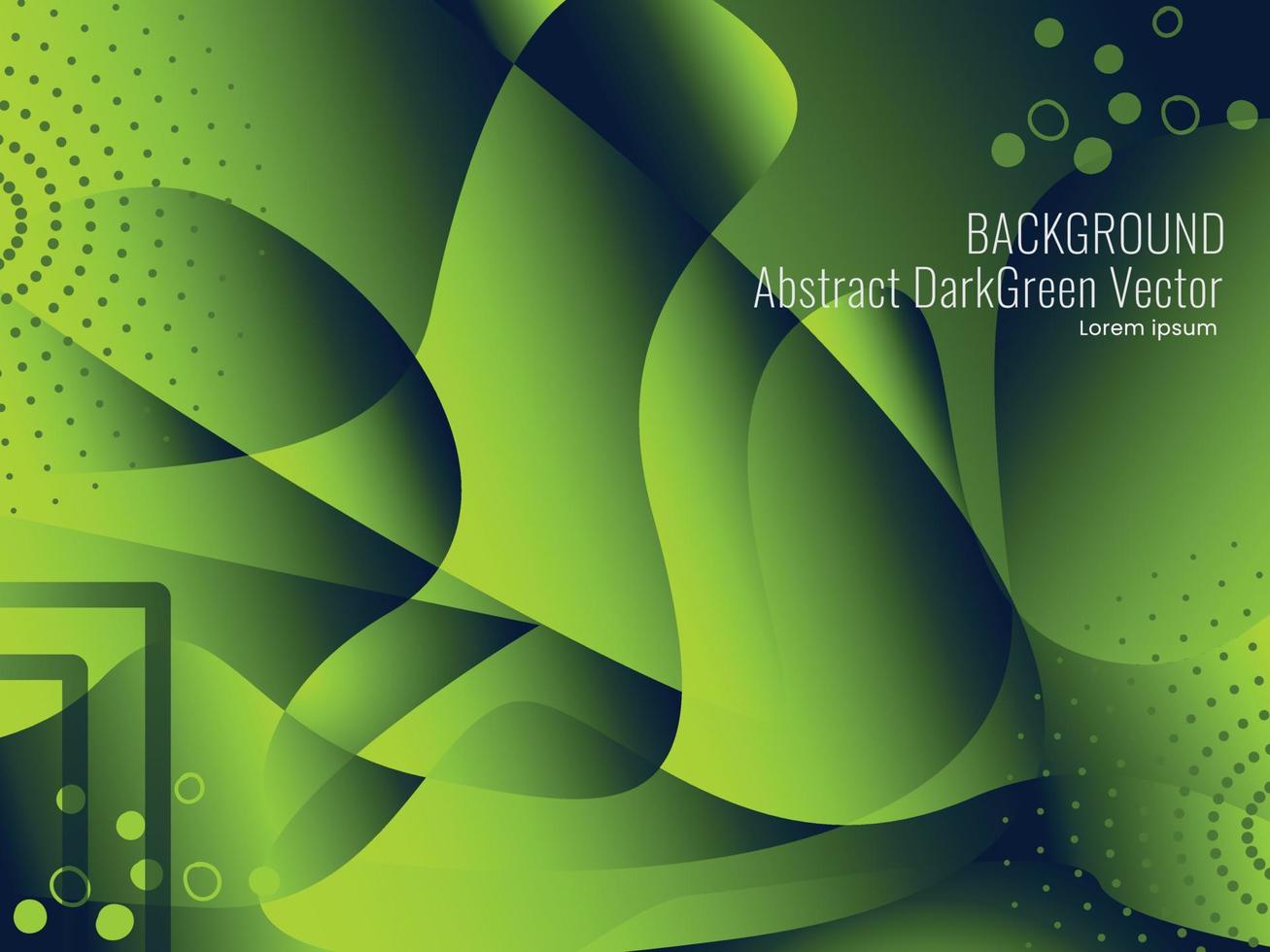 abstract dark green vector background