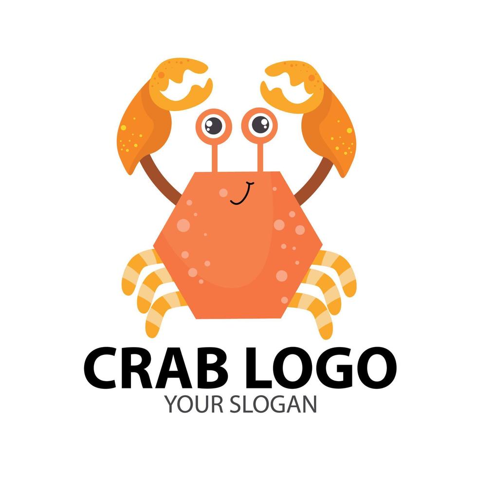 Crab Logo Idea Stock Vector Image. Add your slogan