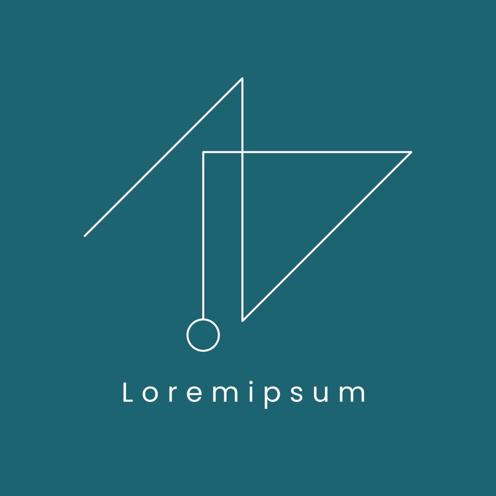 minimal logo design. hipster logo, badge, monogram, banner, line. vector