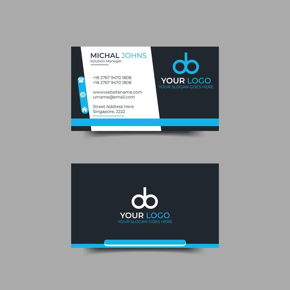 Creative modern Corporate Business card Template vector