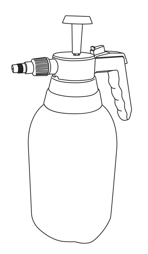 sprinkler outline drawing in eps10 9250221 Vector Art at Vecteezy