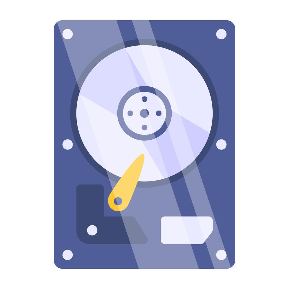 icono de disco duro en diseño editable vector