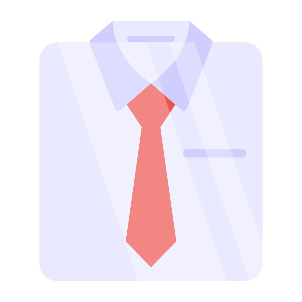 icono de camisa formal, vector editable