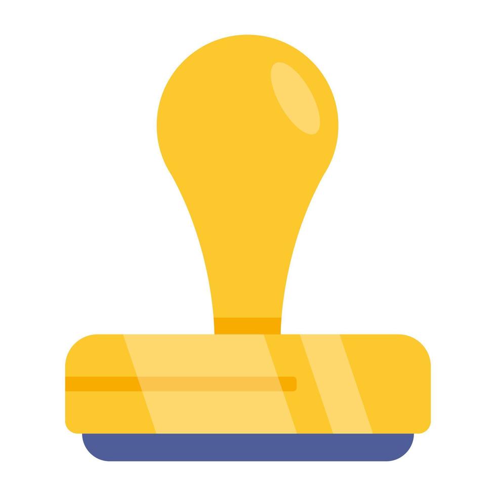 Trendy design icon of stamp vector