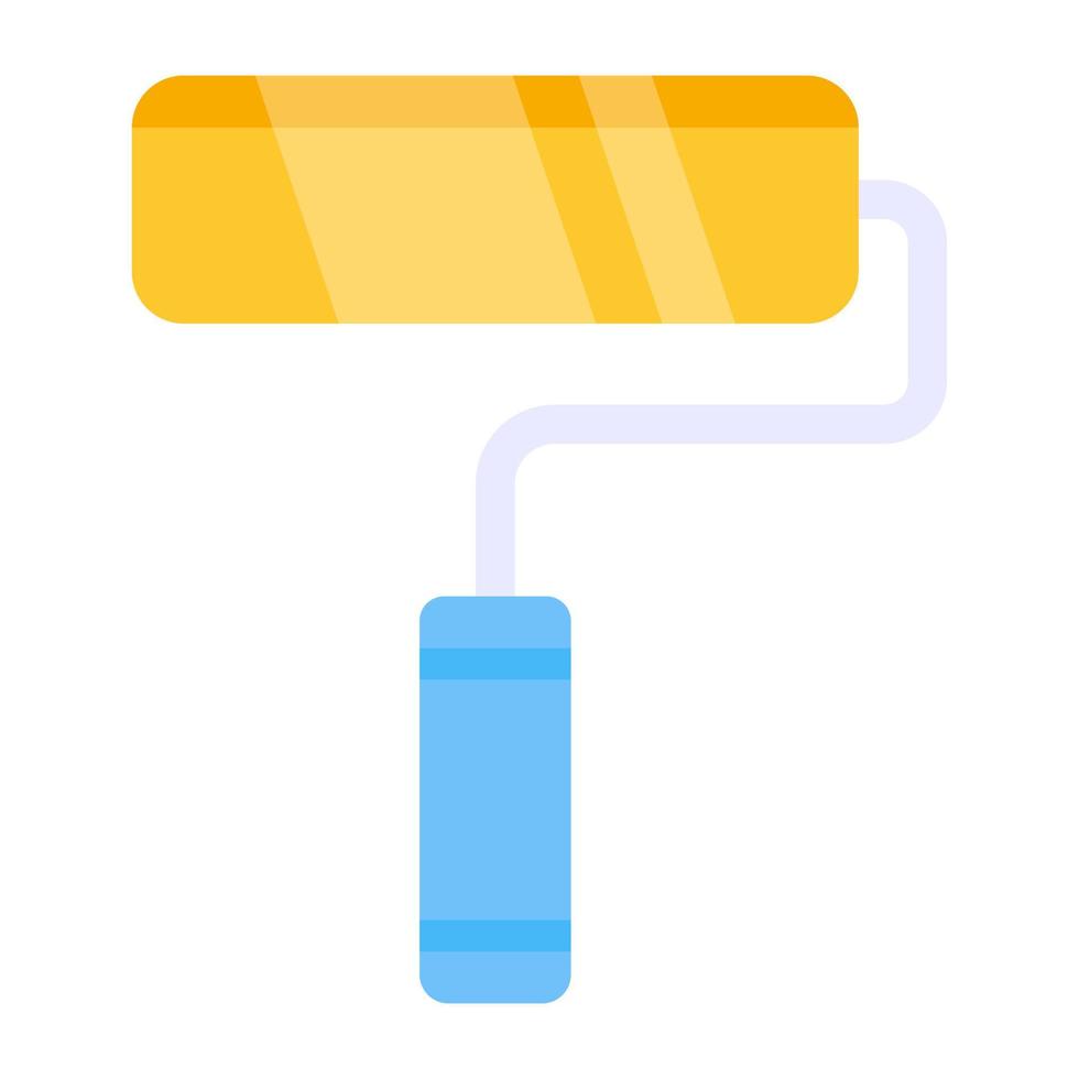 Vector design of paint roller icon