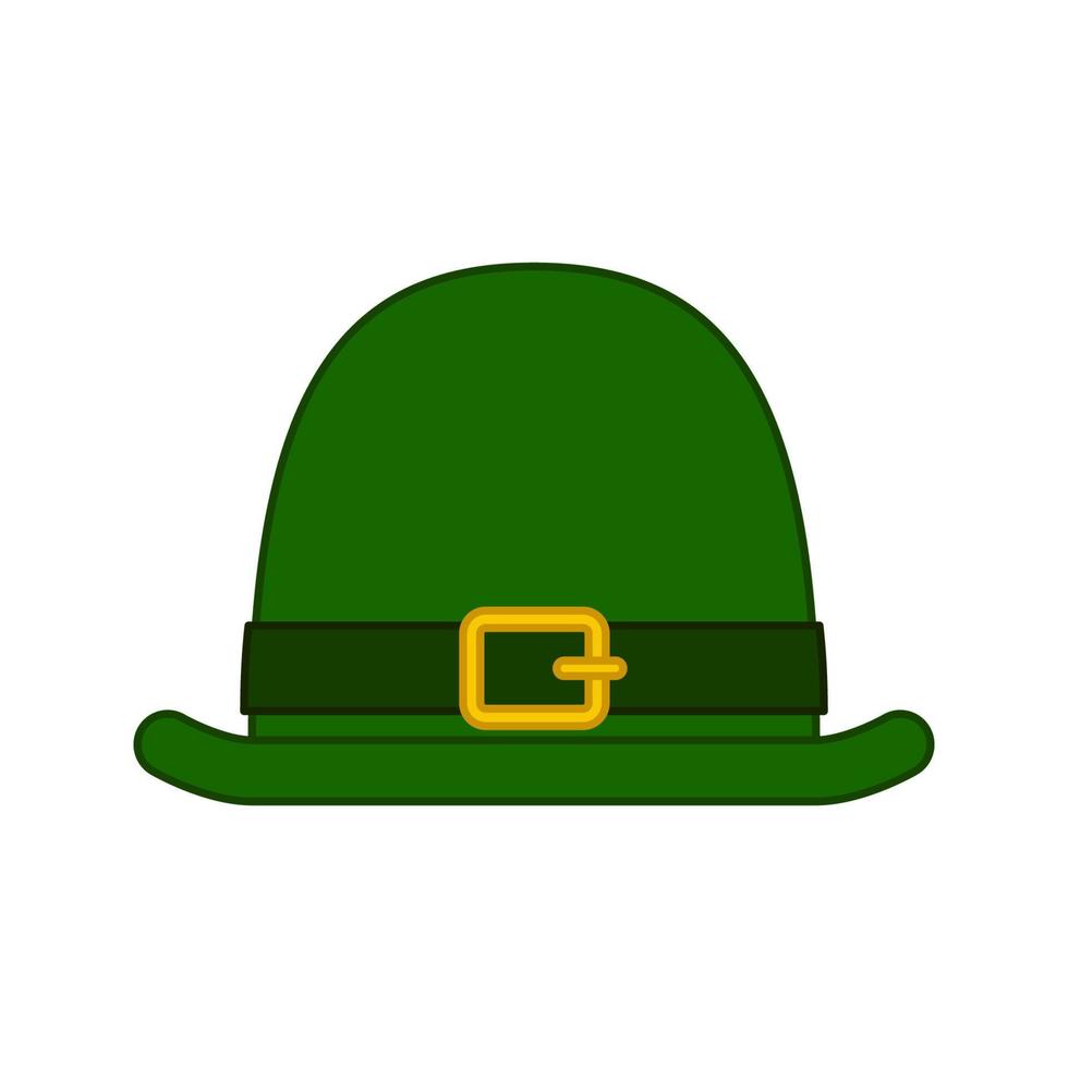 St. Patrick's Day hat isolated on white background. Vector illustration