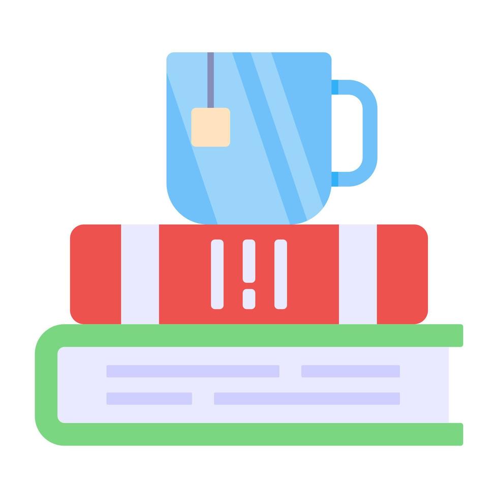 Study break icon, editable vector