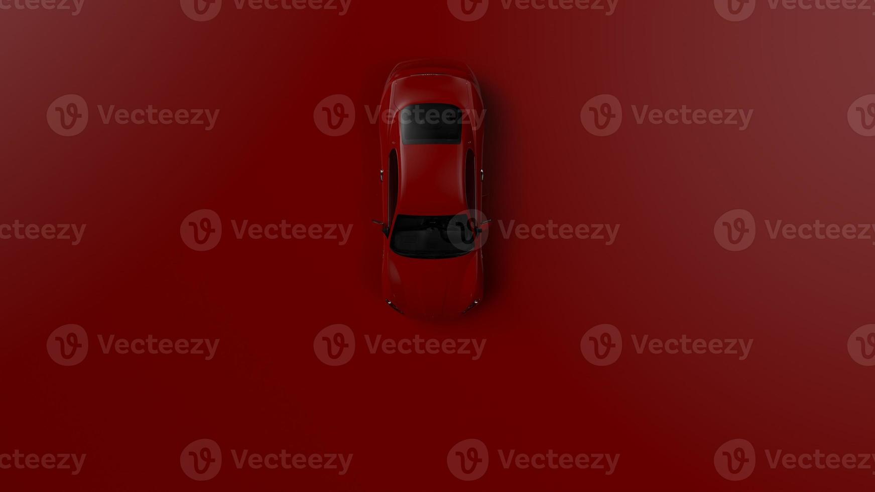 auto red. 3d illustration of fragments of vehicles on a red uniform background. photo