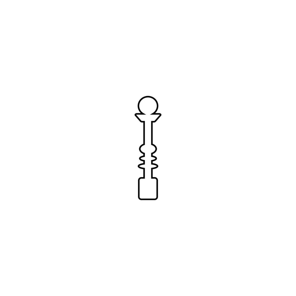 Power Pole Icon Ilustration Vector