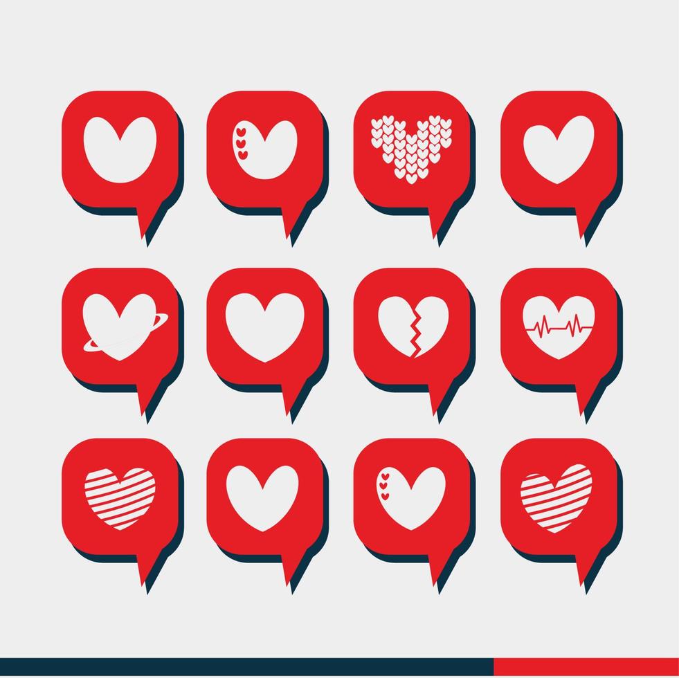 loveitლ(´ڡ`ლ)❣️ Love, heart icon vector in red circle. Like, lover, couple