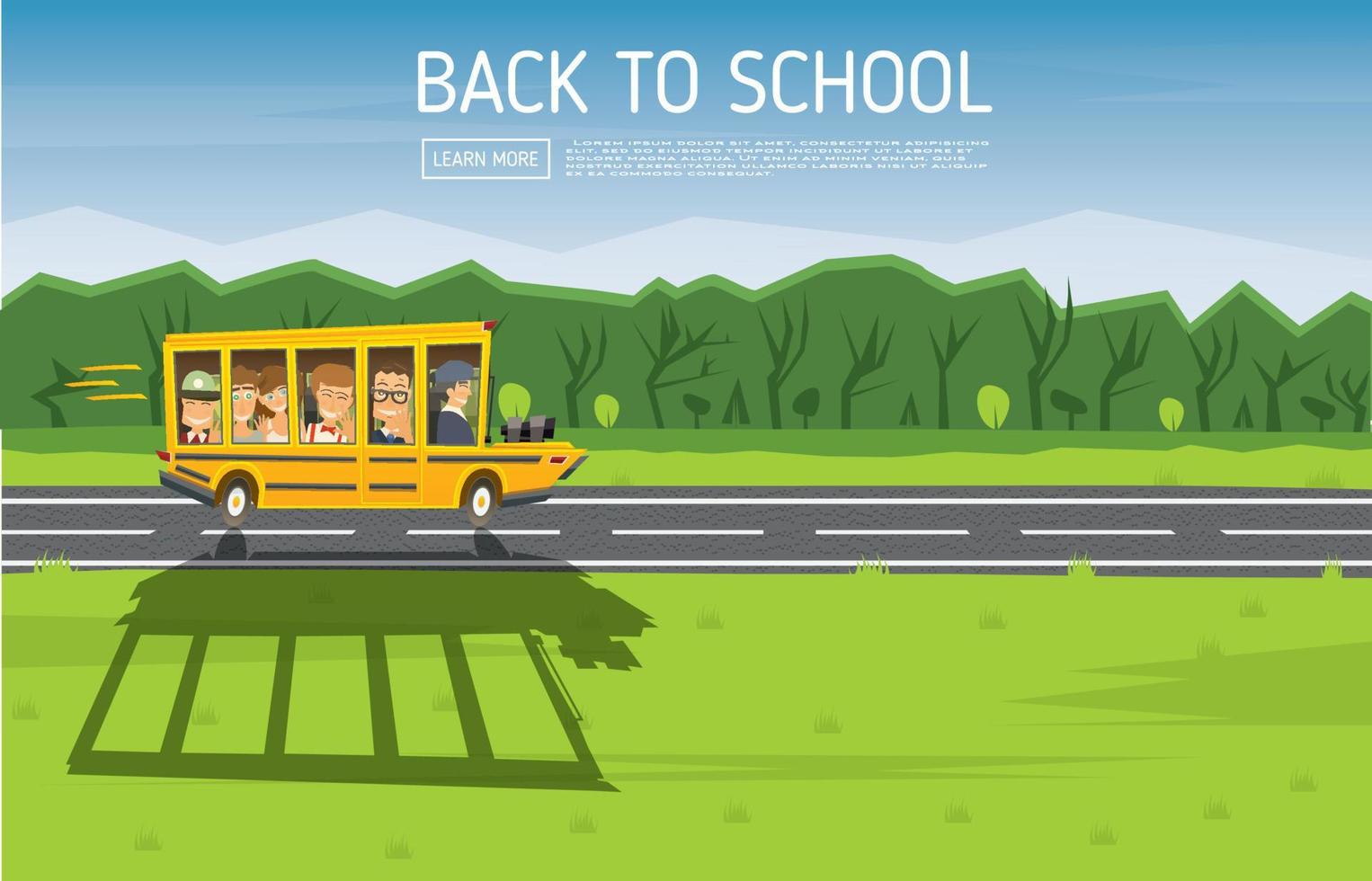 Back to School. Vector Illustration.