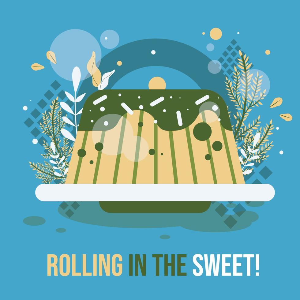 Artistic Object Illustration Cupcake vector