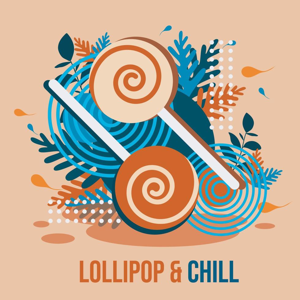 Artistic Object Illustration Candy vector