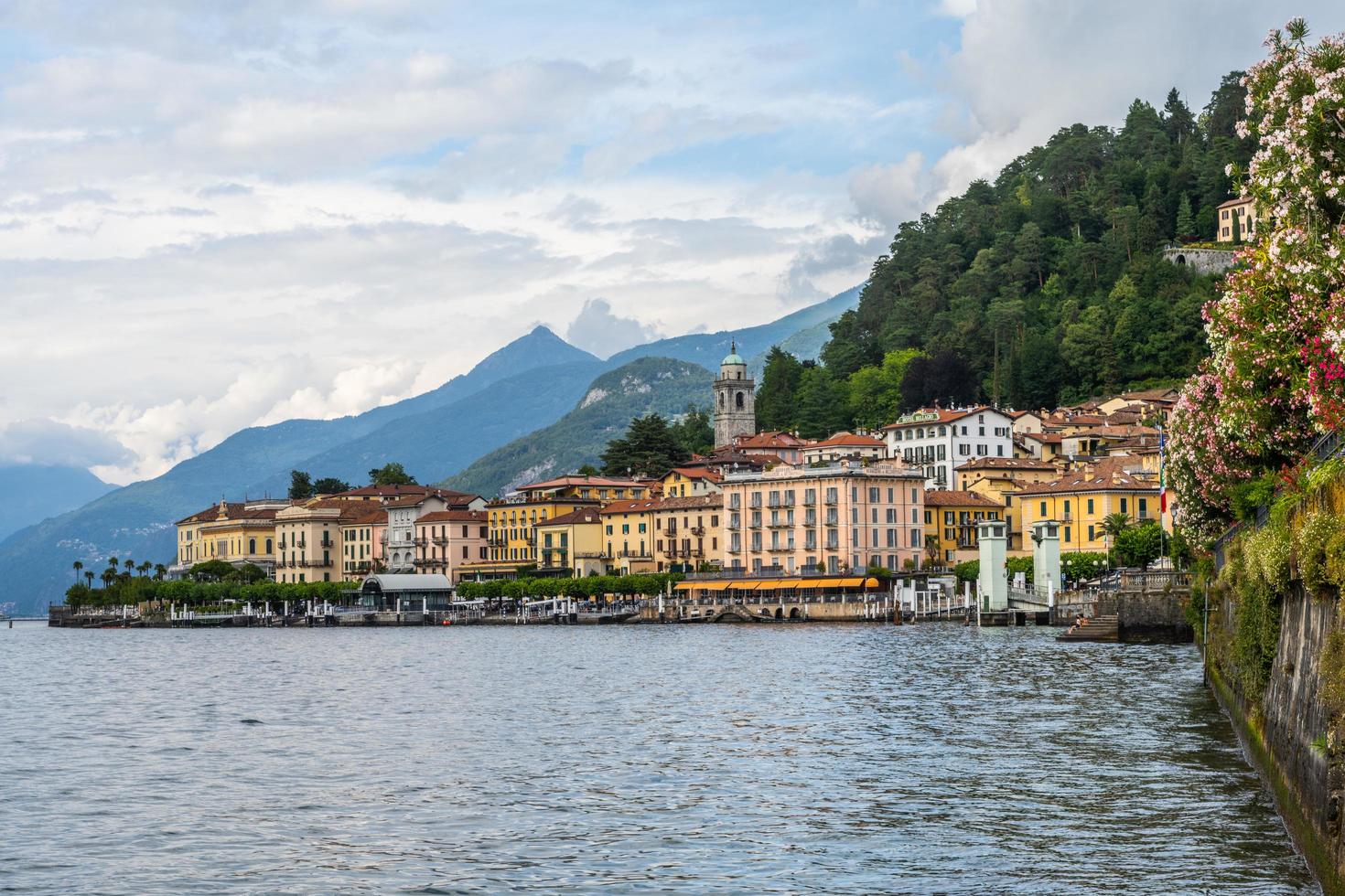 Como lake seen from Bellagio photo