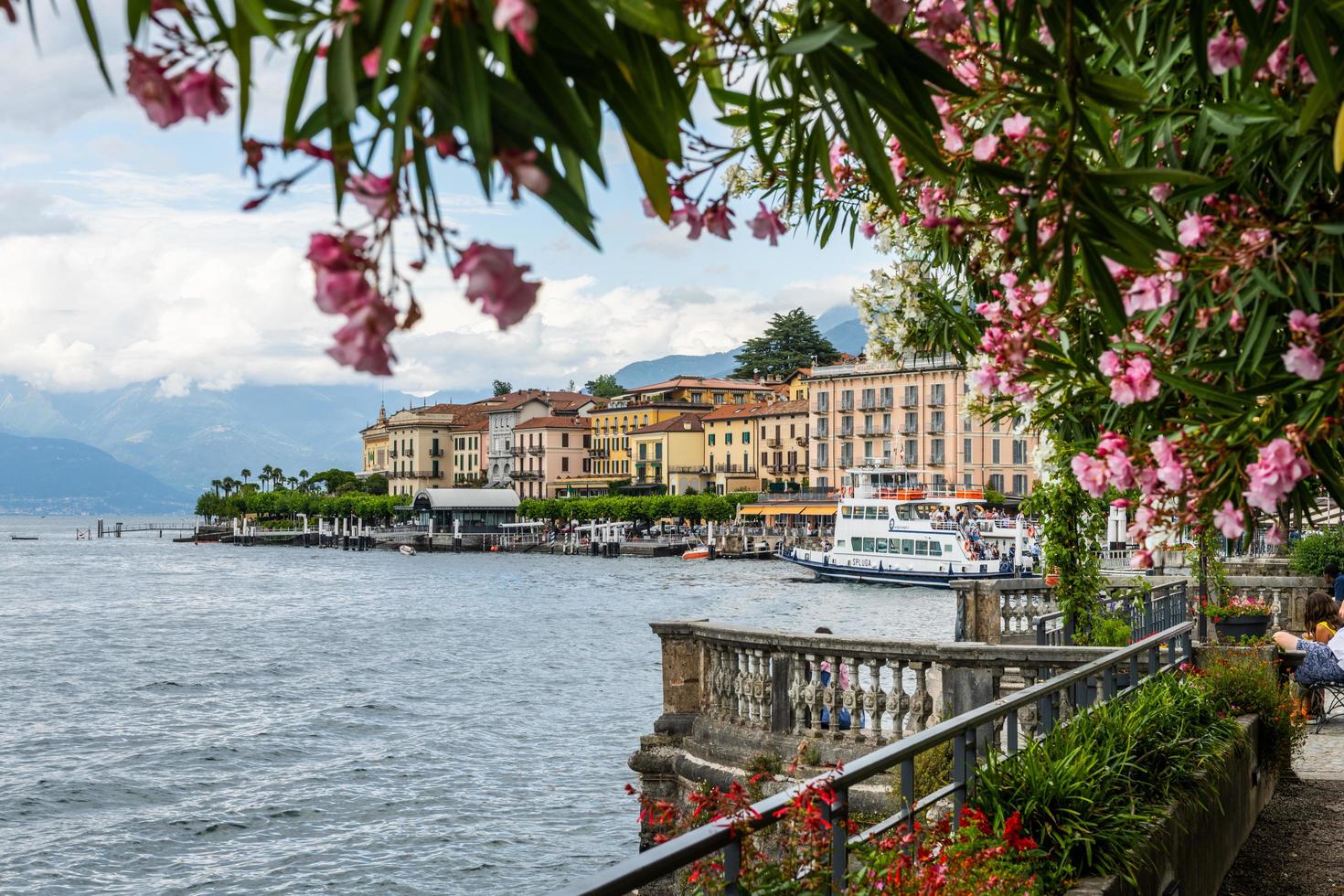 Como lake seen from Bellagio photo