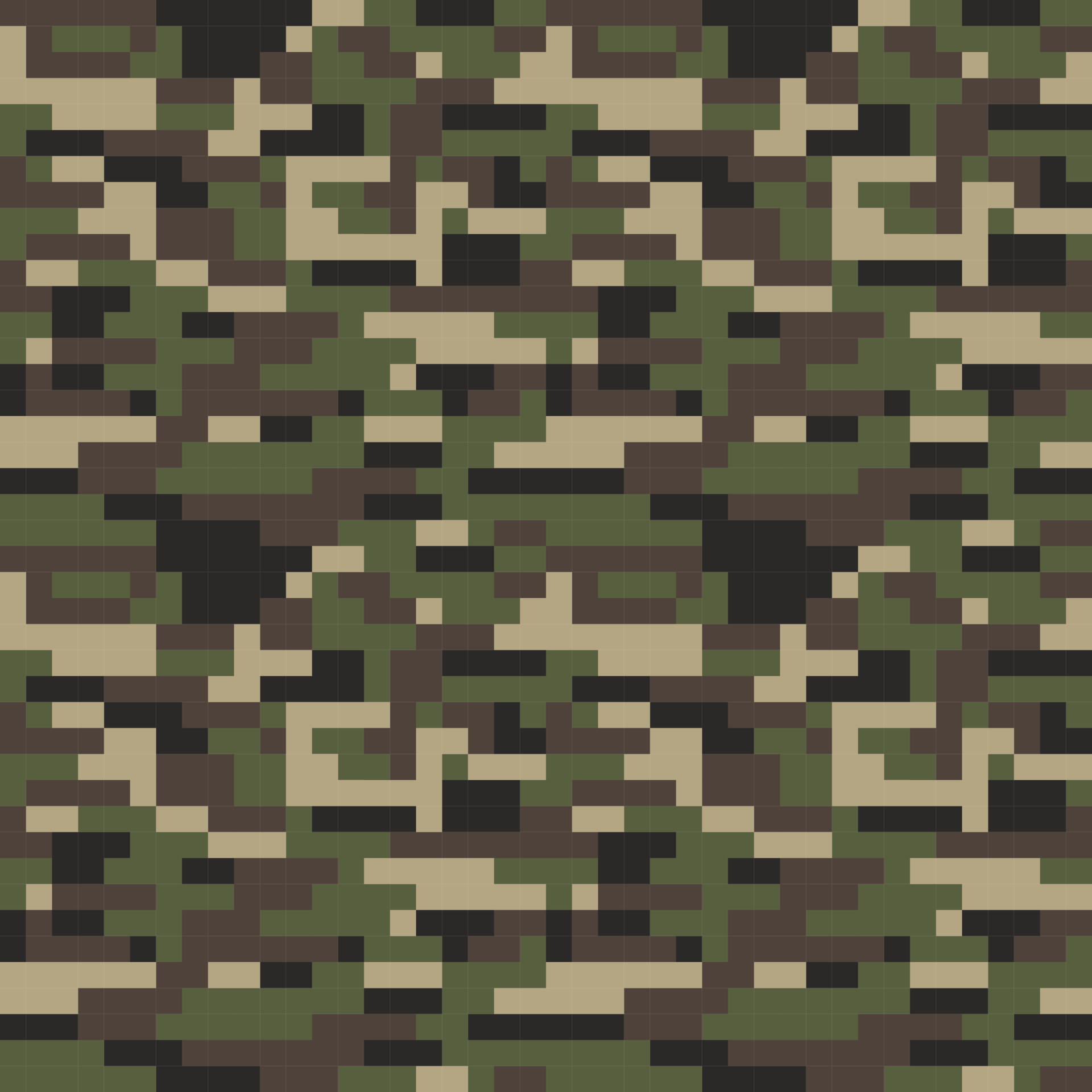 Green camouflage seamless pattern. Vector camo military background