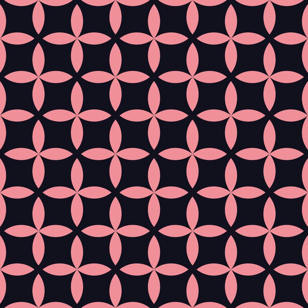 Abstract Retro Geometric seamless pattern. Bright colorful nostalgic background design. Vector Illustration