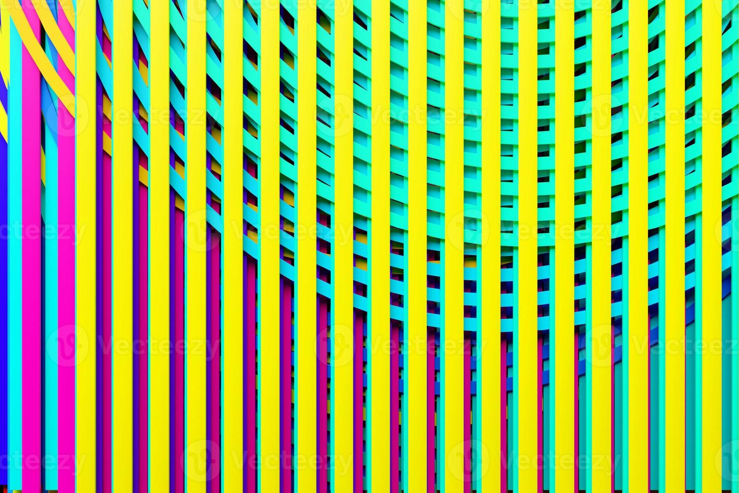 3d illustration of   yellow wall stripes . Geometry  background, pattern photo