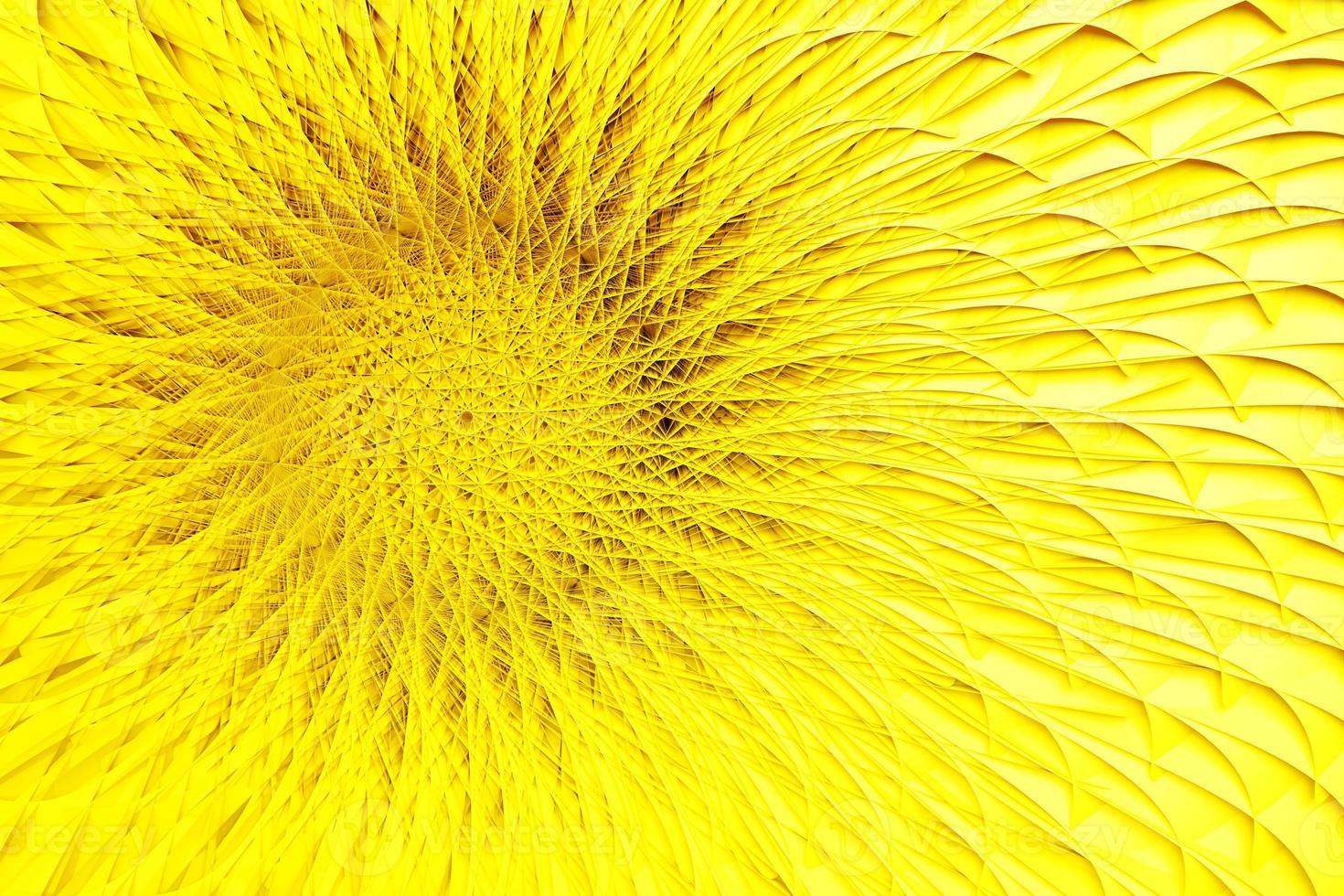 3d illustration of a  yellow  abstract   background with geometric  lines.  Modern graphic texture. Geometric pattern. photo