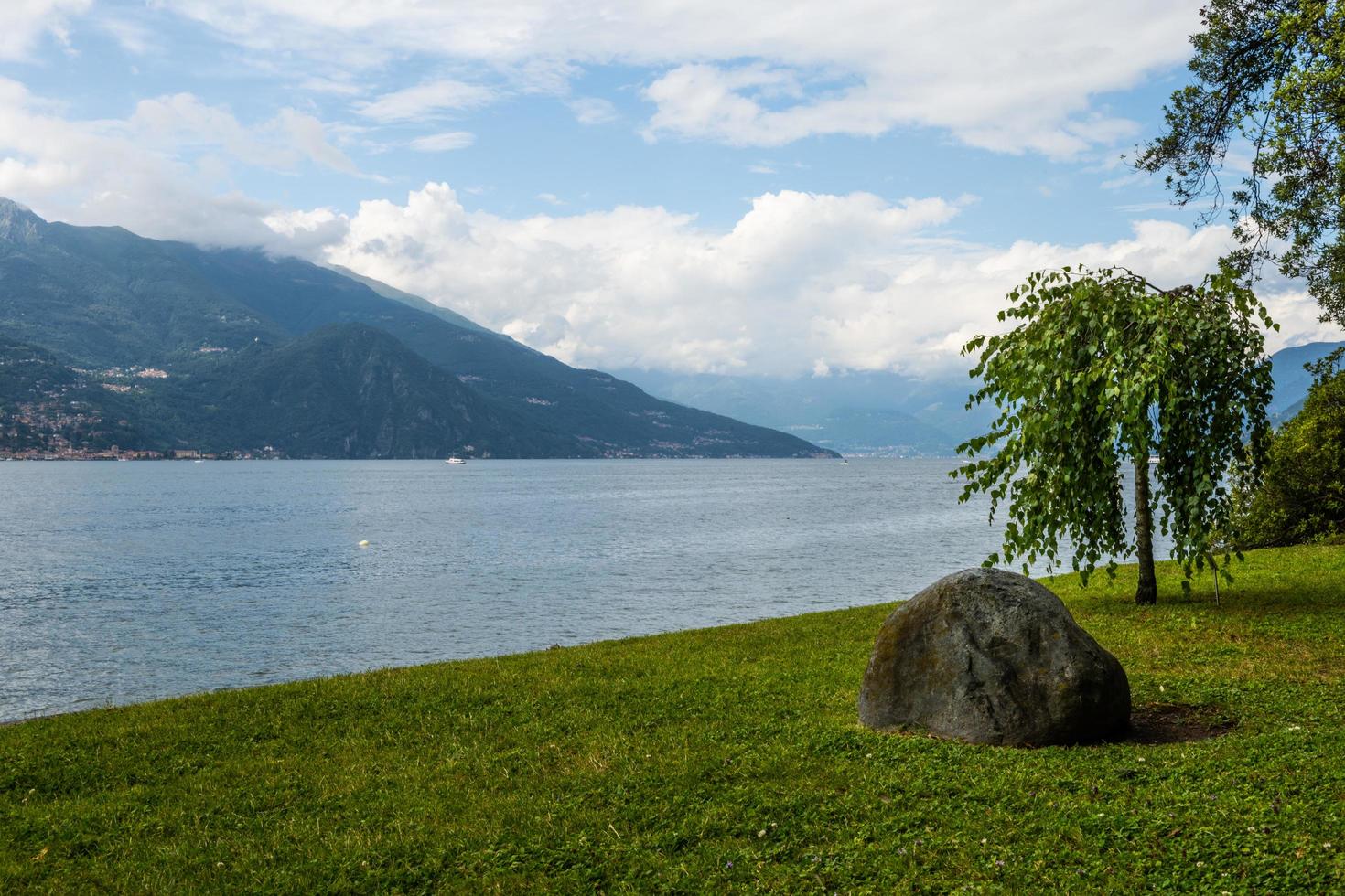 Como lake seen from Bellagio photo