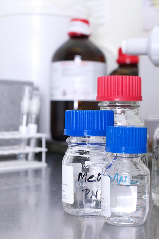 Person working in a medical lab photo