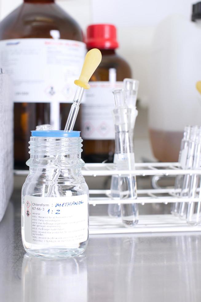 Person working in a medical lab photo