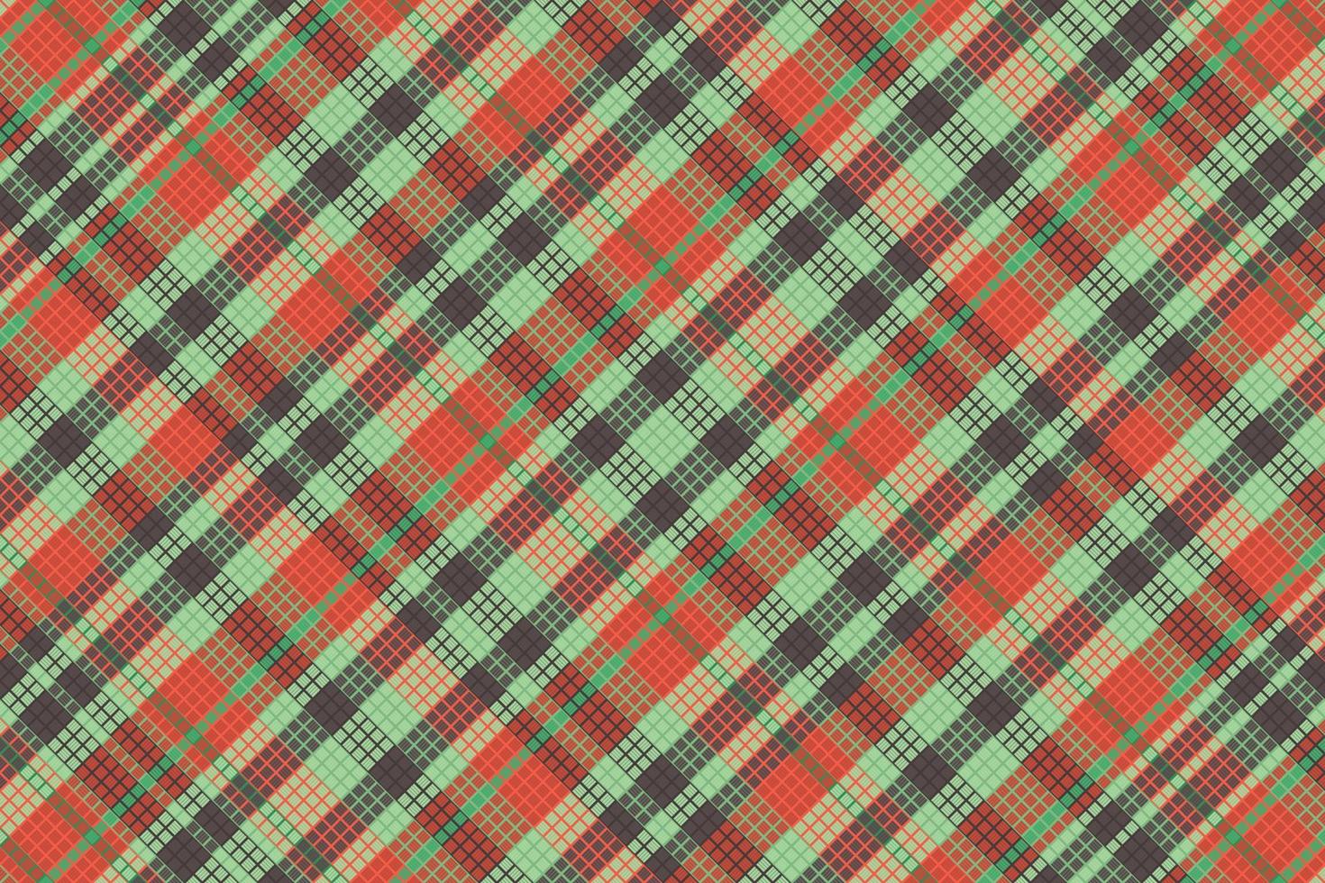 Tartan plaid pattern with texture and coffee color. vector