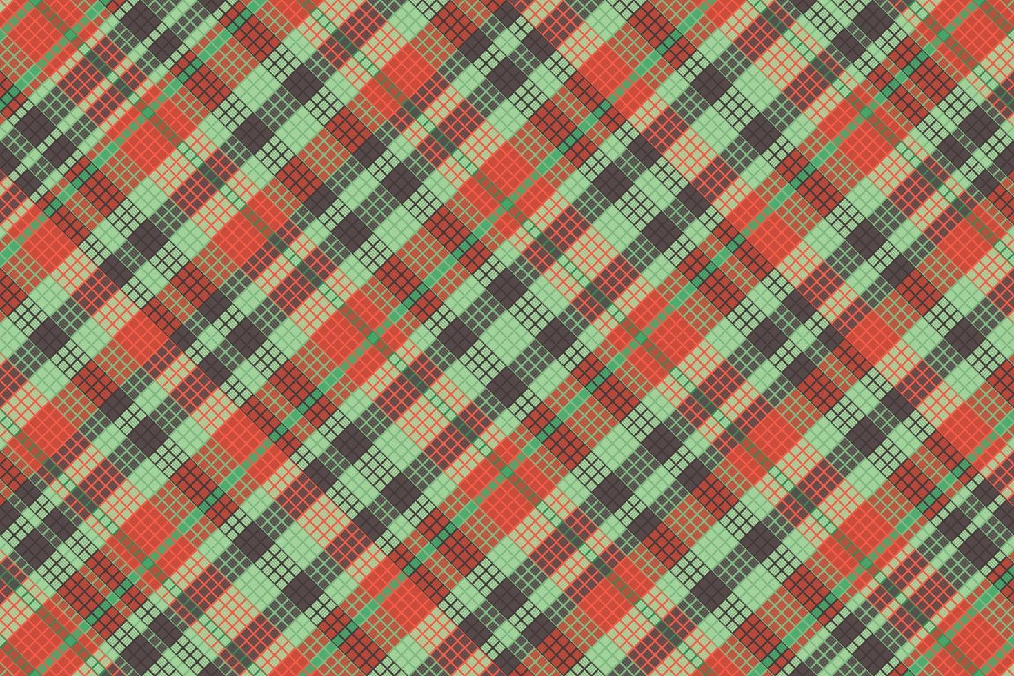 Tartan plaid pattern with texture and coffee color. vector