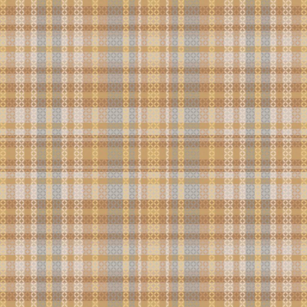 Tartan plaid pattern with texture and coffee color. vector