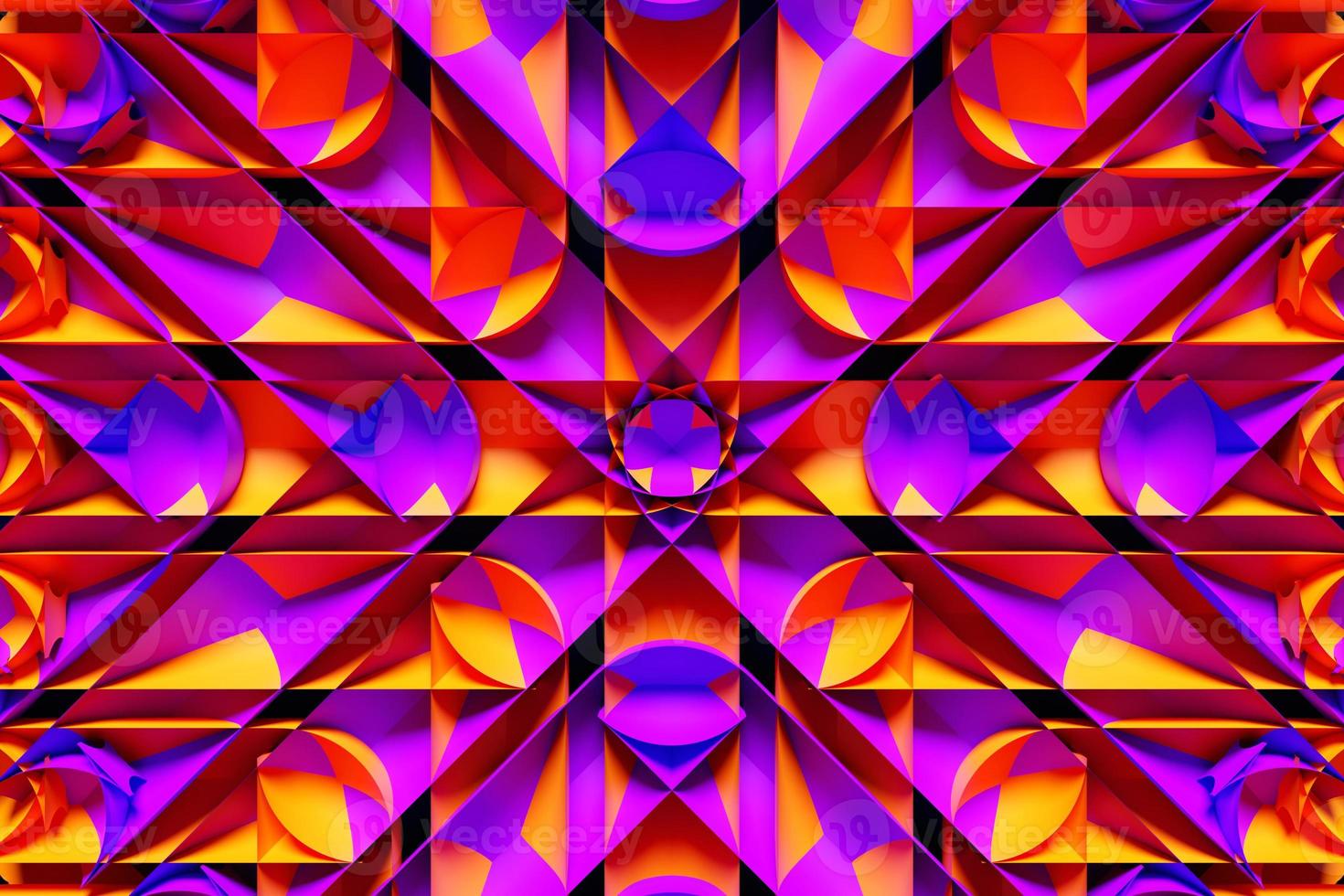3d illustration of a  colorful abstract   background with geometric  lines.  Modern graphic texture. Geometric pattern. photo