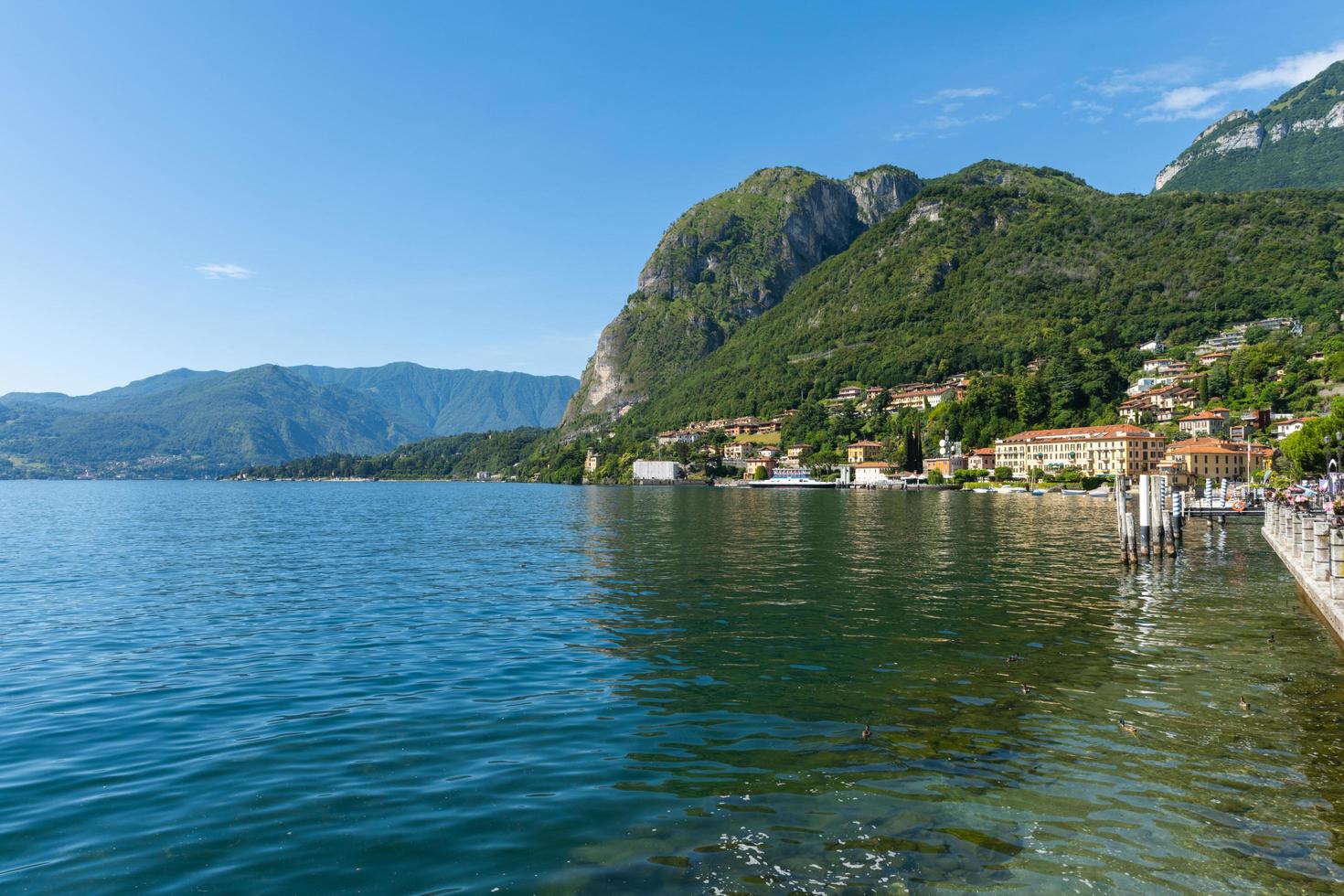 View over lake Como from Mennagio photo