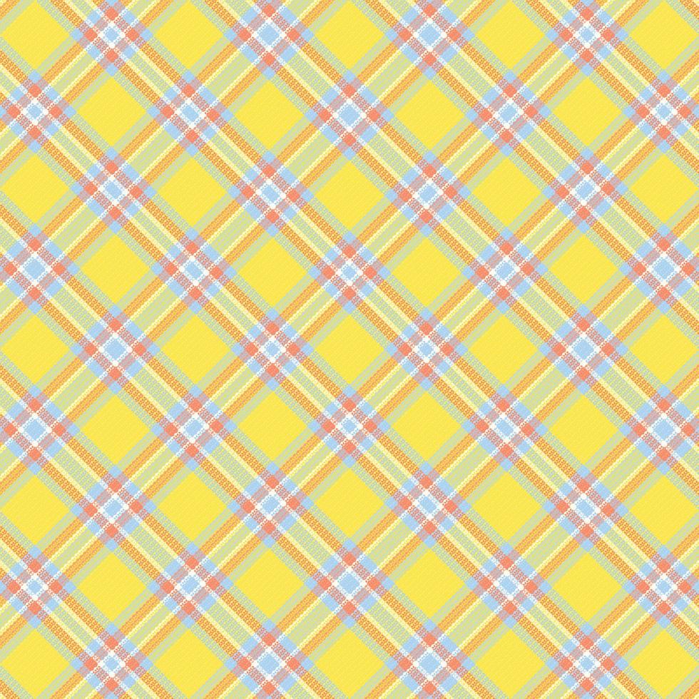 tartan plaid pattern with texture and retro color. vector