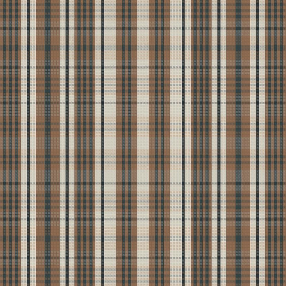 Tartan plaid pattern with texture and coffee color. Vector illustration.