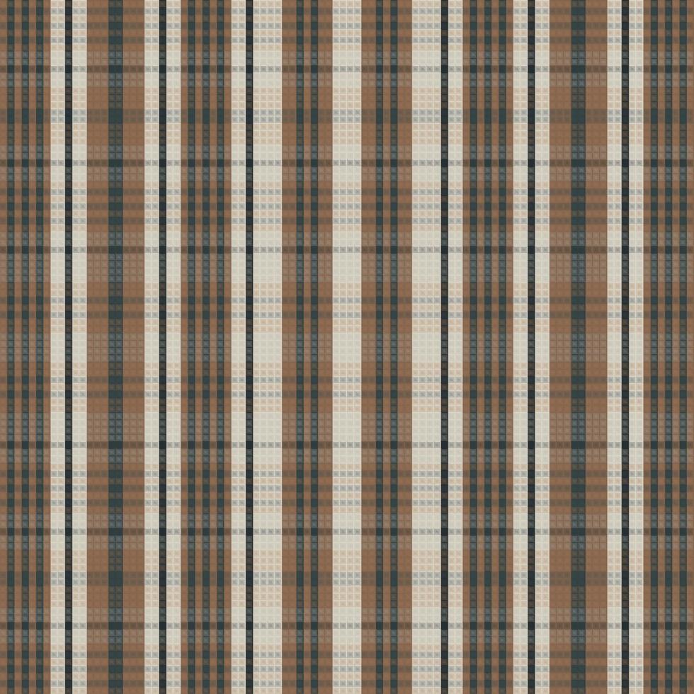 Tartan plaid pattern with texture and coffee color. Vector illustration.