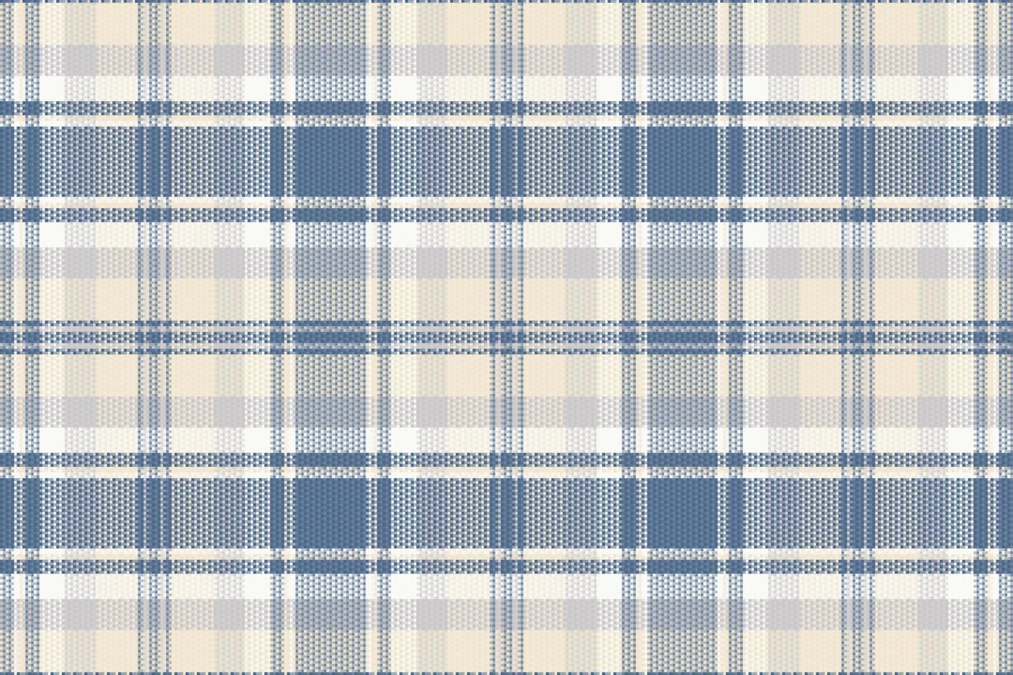 Tartan plaid pattern with texture and coffee color. vector