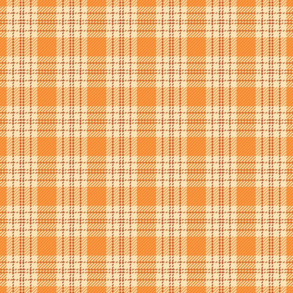 Tartan plaid pattern with texture and coffee color. vector