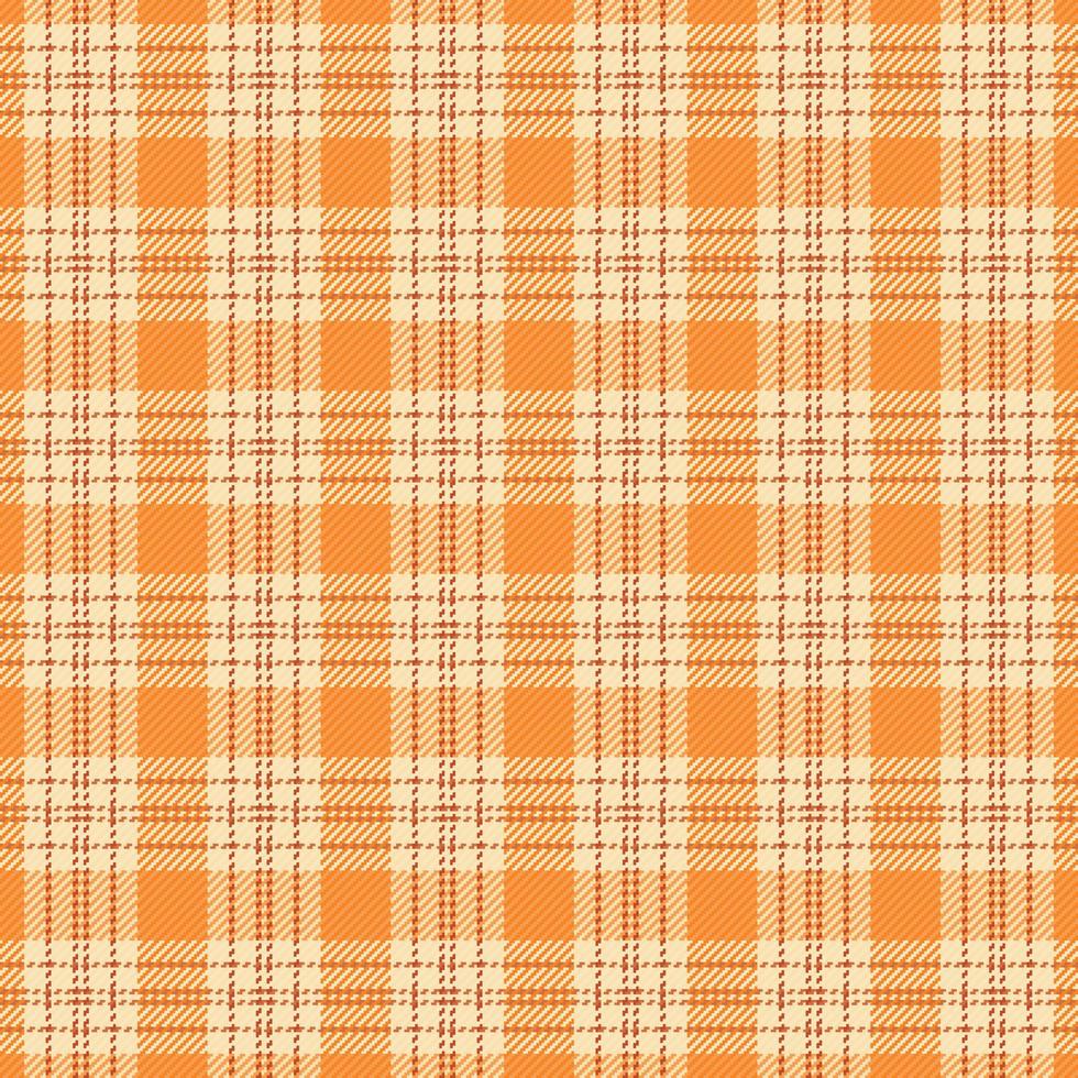 Tartan plaid pattern with texture and coffee color. vector