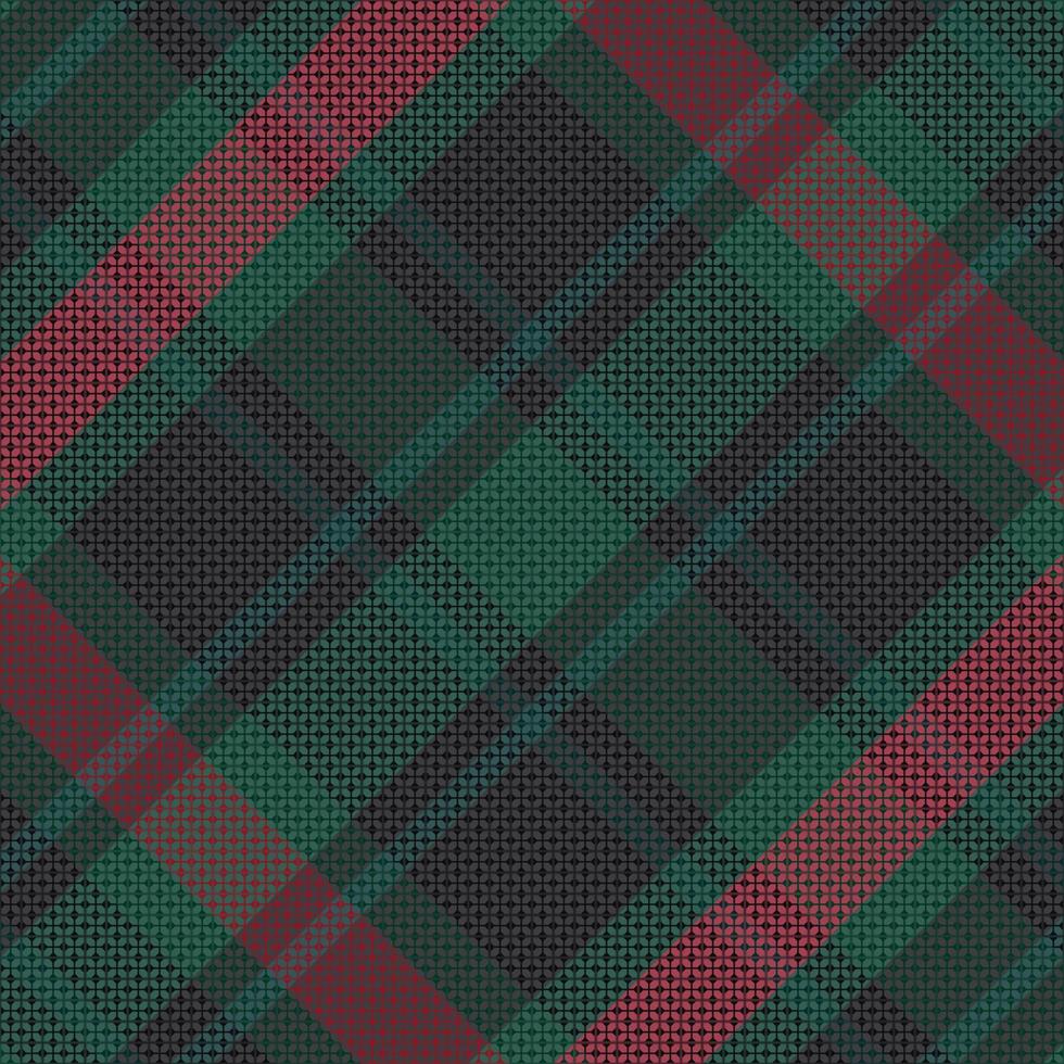 Tartan plaid pattern with texture. vector