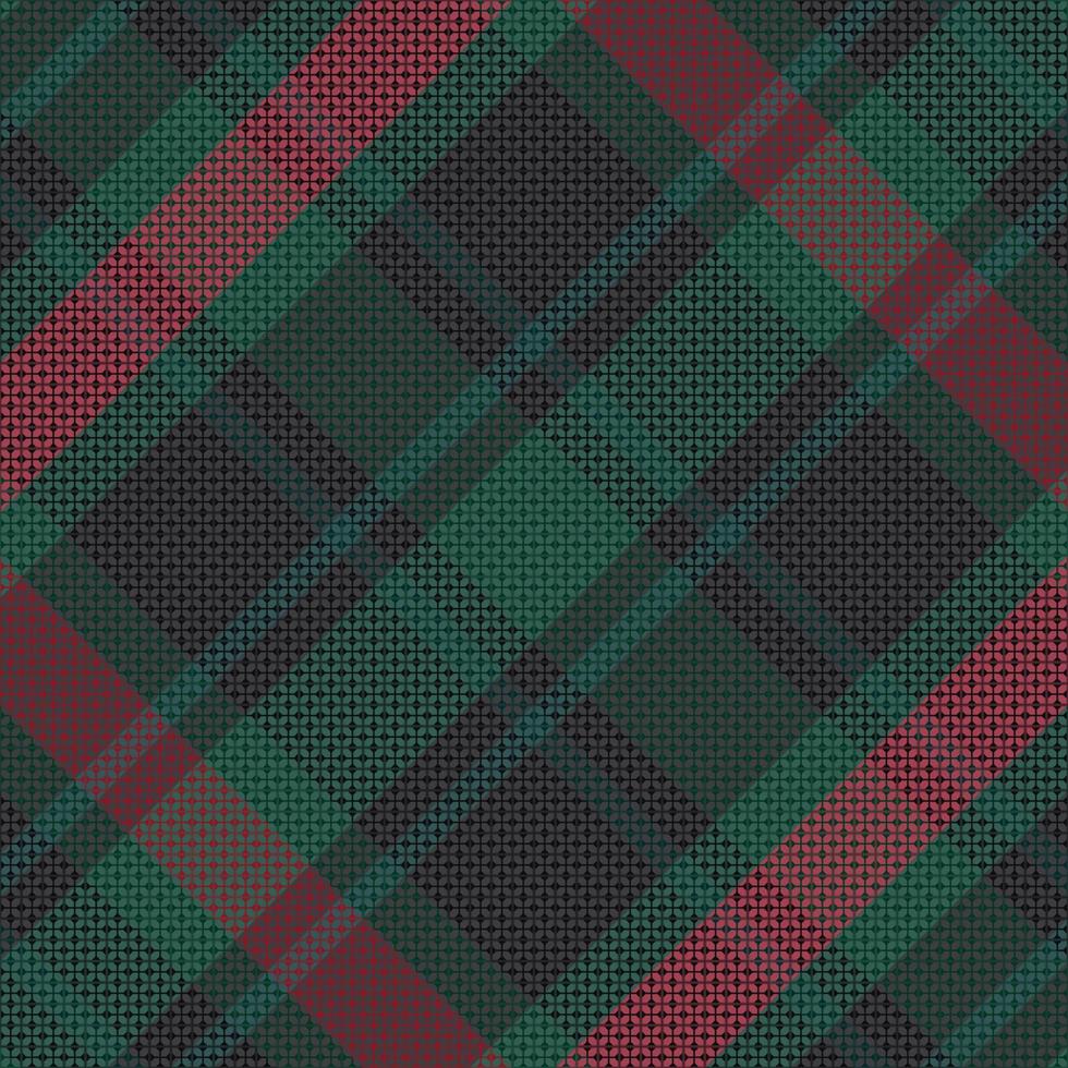 Tartan plaid pattern with texture. vector