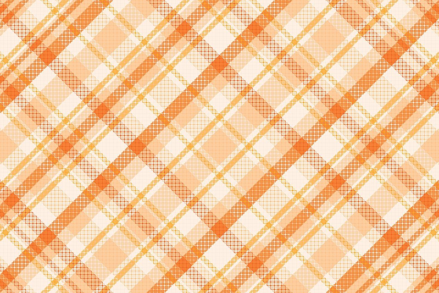 Tartan plaid pattern with texture and retro color. vector