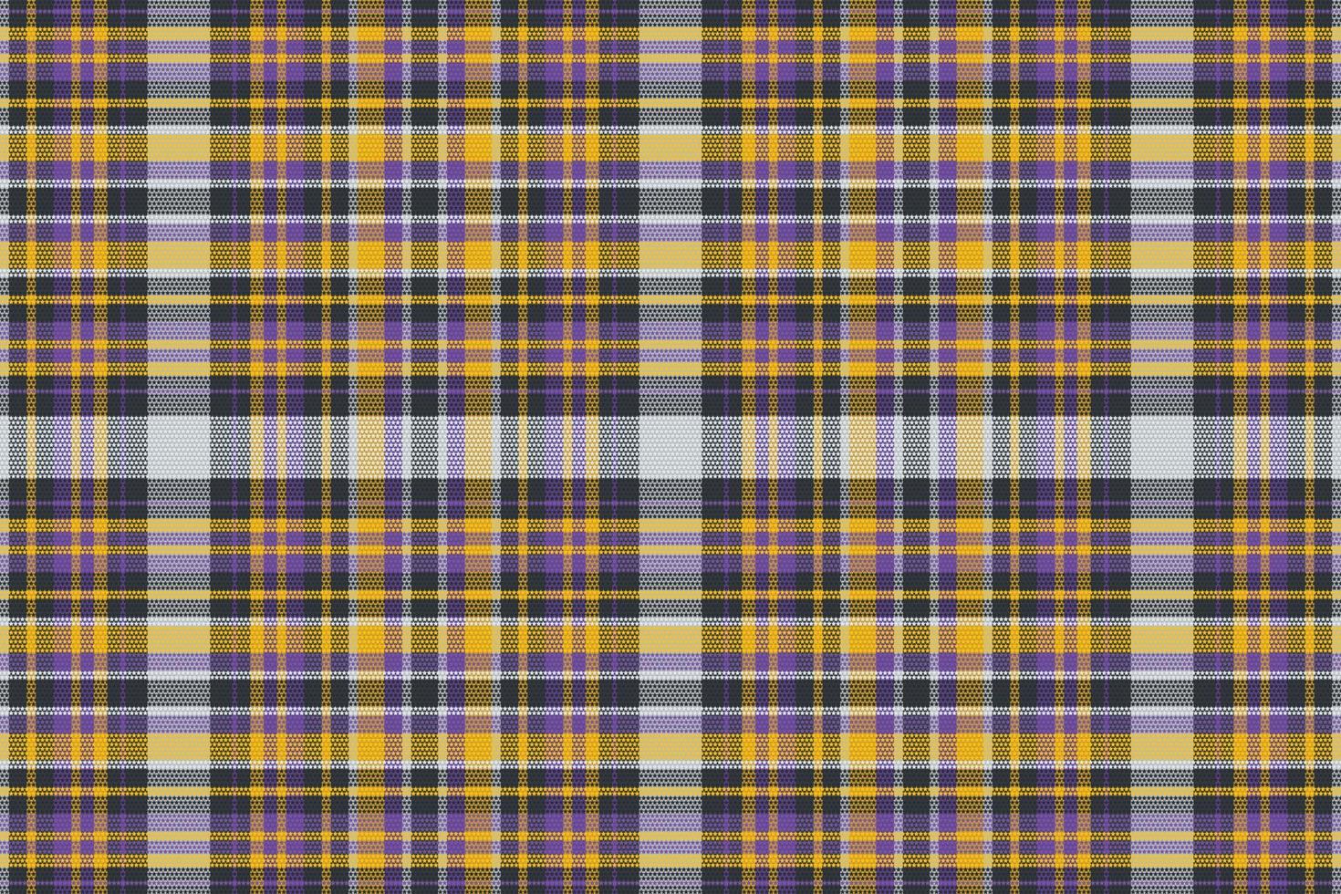 Tartan plaid pattern with texture and retro color. vector
