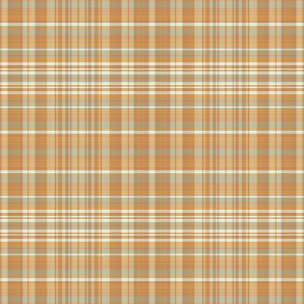 Tartan plaid pattern with texture and coffee color. Vector illustration.