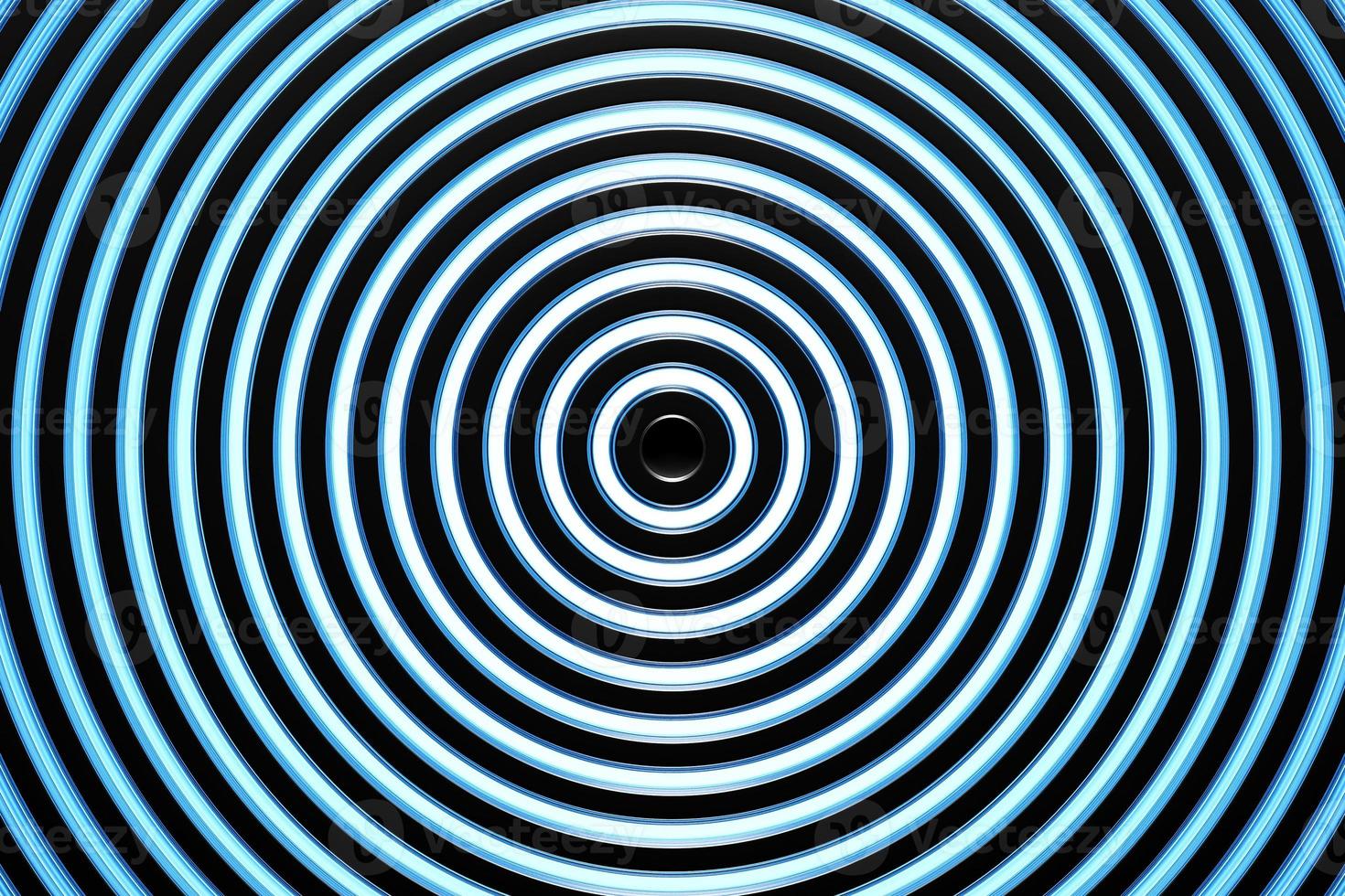 3d illustration of blue  round shapes .Set of shapes on monocrome background, pattern. Geometry  background photo
