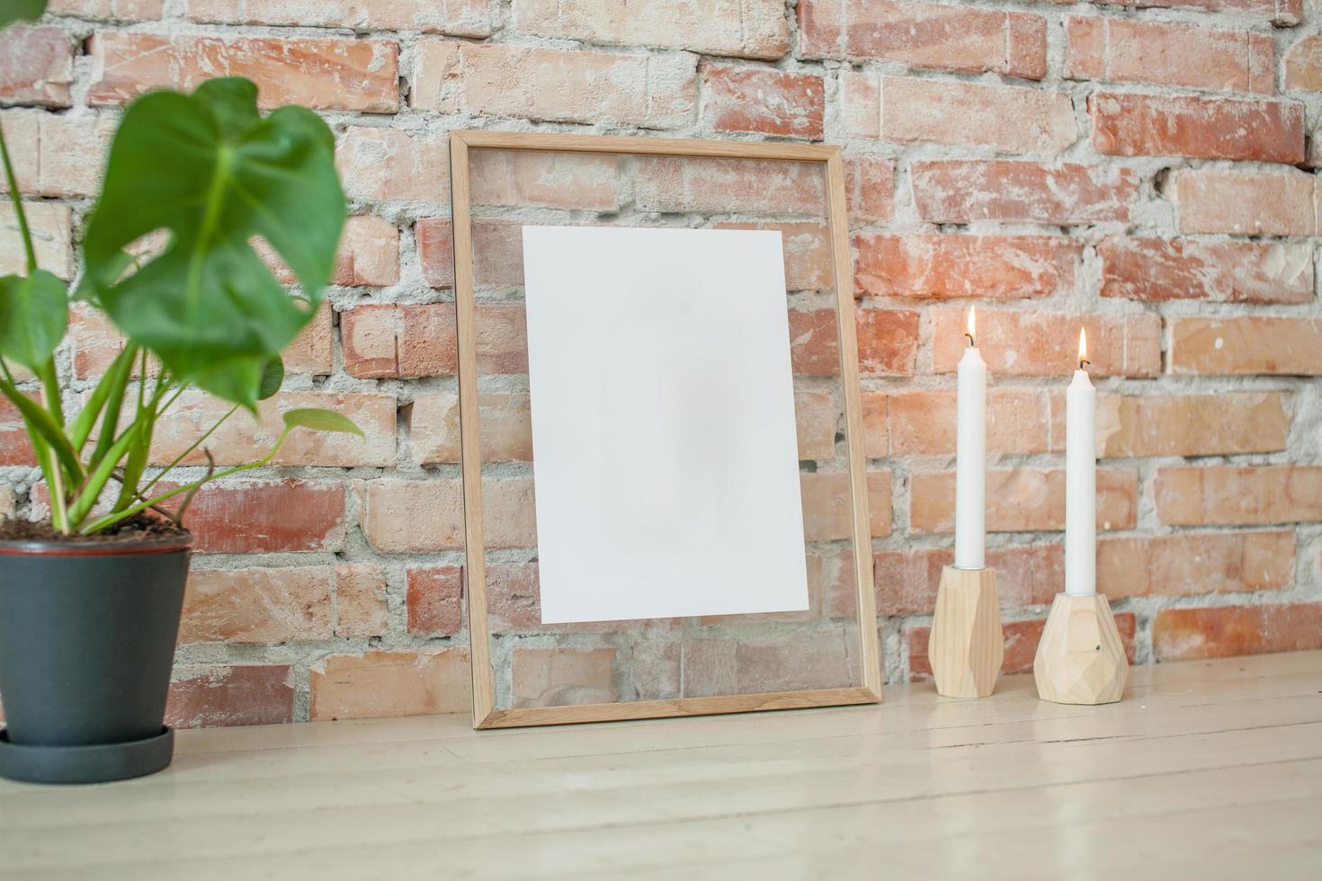 Picture frame on wall photo