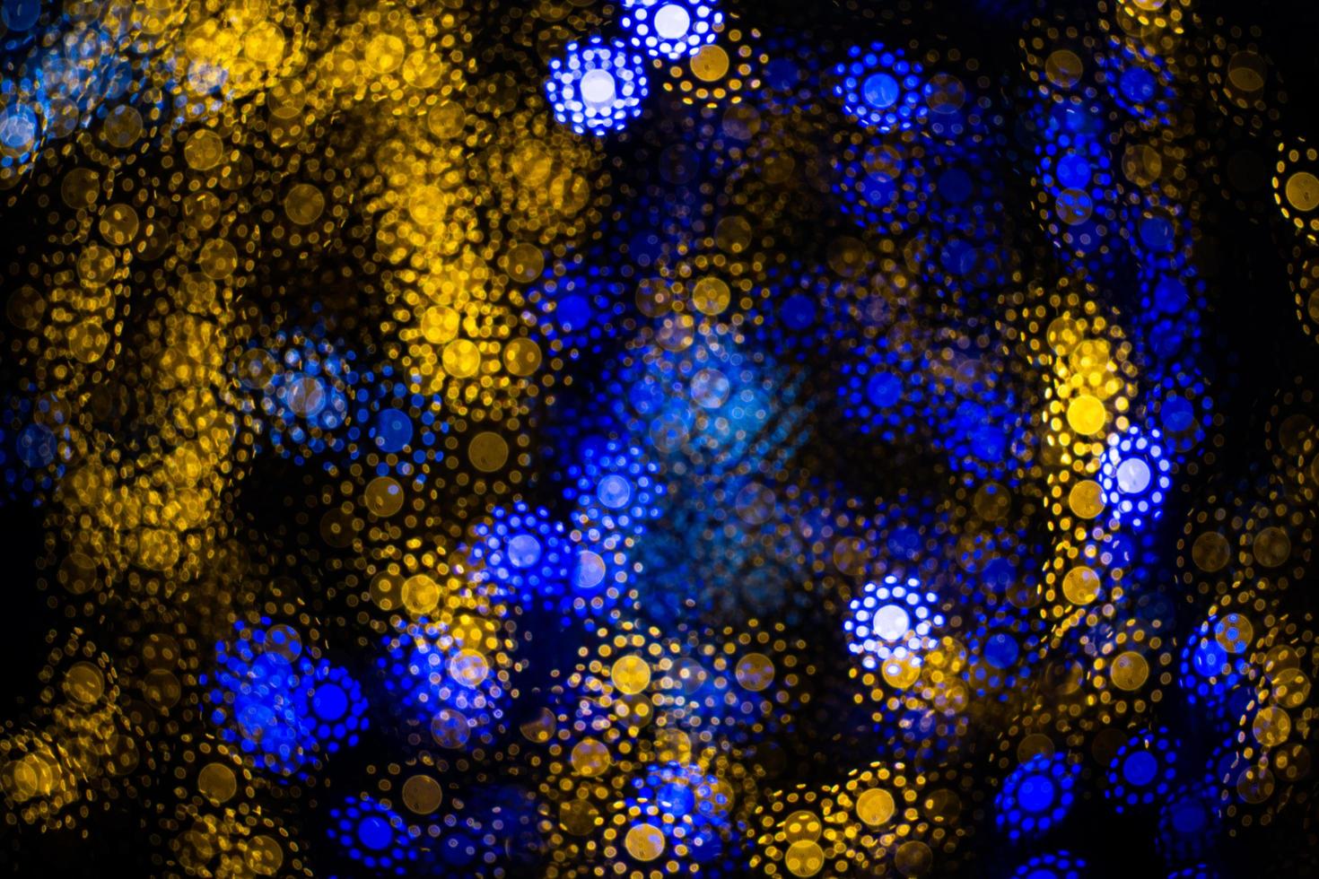 Abstract bokeh light shapes photo