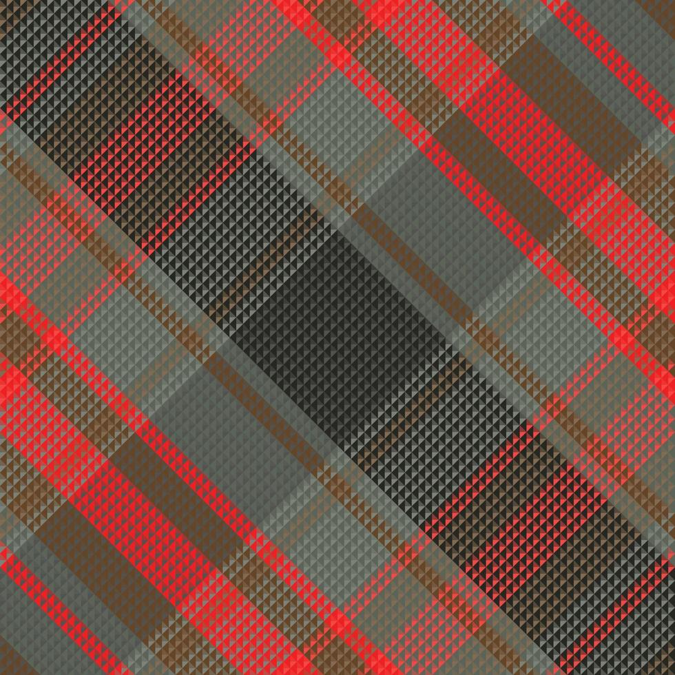 Tartan plaid pattern with texture. vector